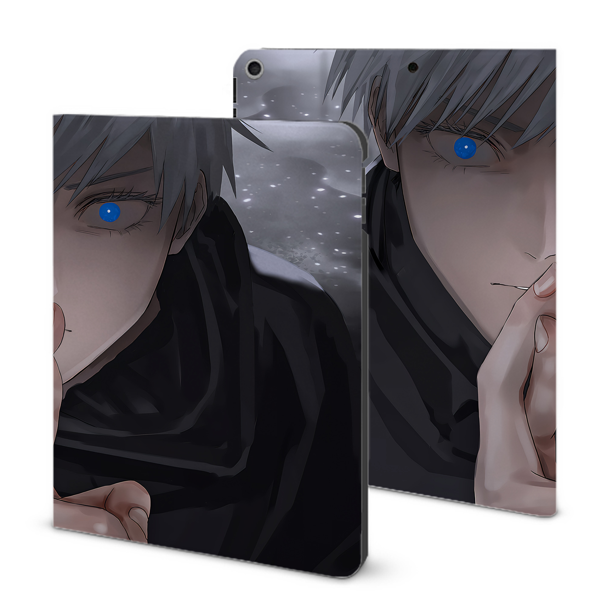（画像用） 呪術廻戦 Jujutsu Kaisen IPad ケース ブック型 PUレザー TPU 耐衝撃 軽量 薄型 ペン収納なし 全面保護 IPad 各モデル対応